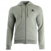 Le Coq Sportif Ailier Fz Hood Unbr M Light Heather Grey Gris Sweats Homme en Promo